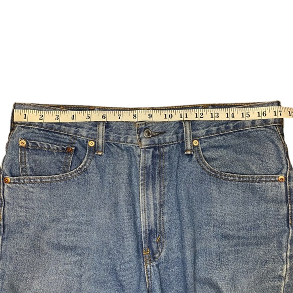 Levi's 516 Slim Straight Blue Denim Jeans - Picture 4 of 9